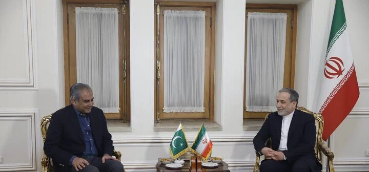 ایران کے وزیر خارجہ عراقچی نے تہران میں پاکستانی وزیر داخلہ سے ملاقات کی