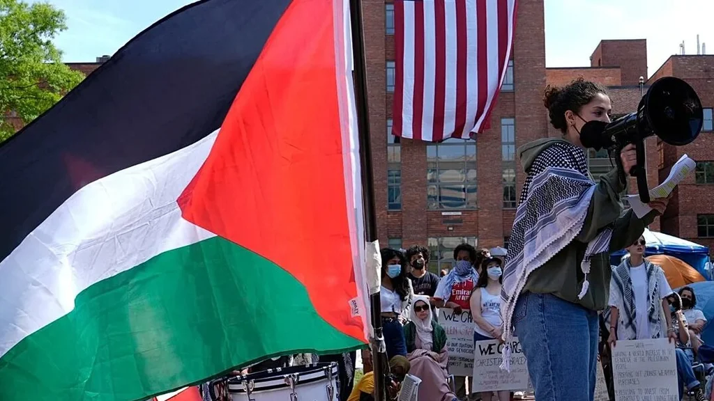 NYU students protest, demand divestment from Israel over Gaza