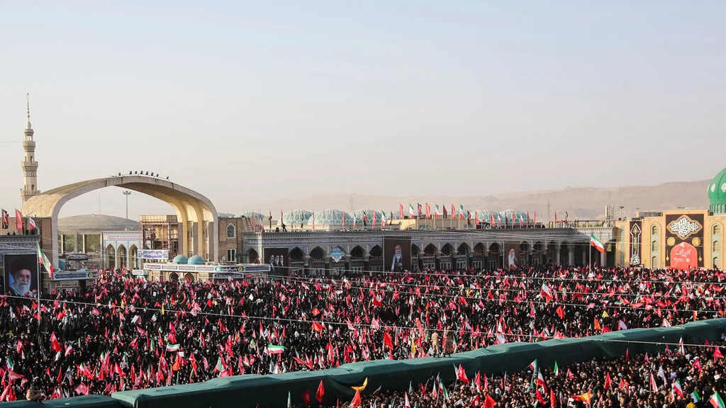 جمکران مسجد میں شہید رہبر کی نماز جنازہ ادا کی گئی