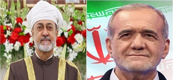 ایران کے صدر اور عمان کے سلطان نے ٹیلی فون پر دوطرفہ تعاون پر بات چیت کی