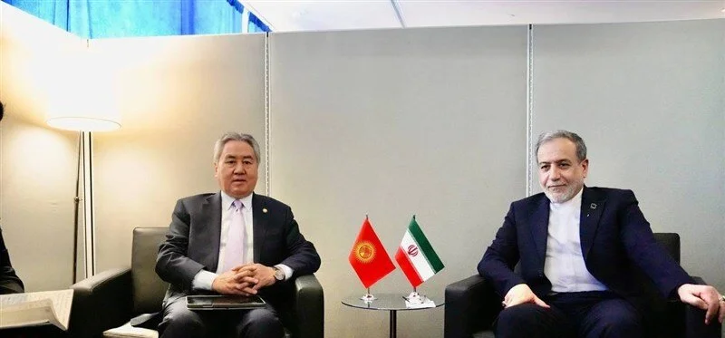 ایران کے وزیر خارجہ عراقچی نے اقوام متحدہ جنرل اسمبلی میں کرغزستان کے ہم منصب سے ملاقات کی