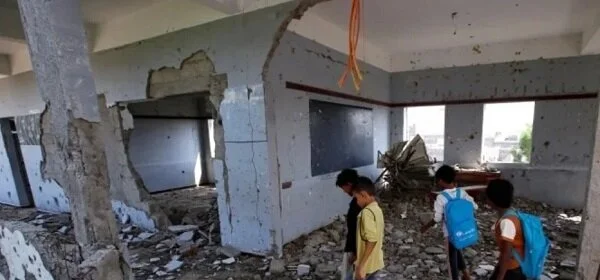 سعودی جنگی طیاروں کا تائز، یمن میں اسکول پر حملہ، تیسرا واقعہ