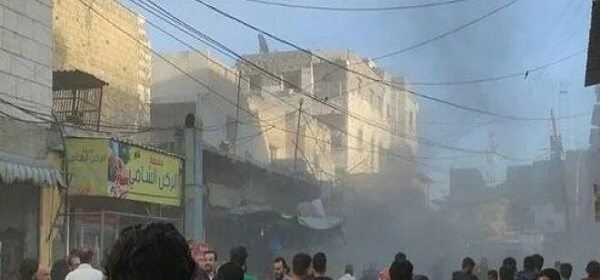 فرانسیسی صدر میکرون کے دورے کے دوران دمشق میں دھماکوں کی آوازیں سنی گئیں