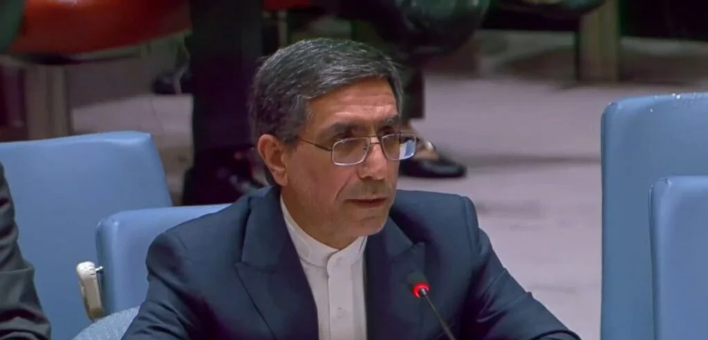 اقوام متحدہ میں ایران کے مندوب نے نیٹو کی امریکی کارروائیوں کی حمایت پر سلامتی کونسل سے کارروائی کا مطالبہ کر دیا