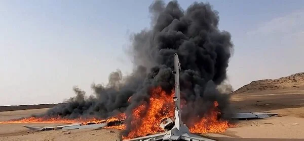 یمنی فورسز کا حجہ کے علاقے میں سعودی جاسوس ڈرون مار گرانے کا دعویٰ