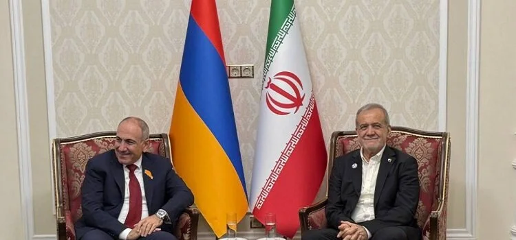 پزشکیان نے پاشینیان سے ملاقات کی، ایران-آرمینیا تعاون بڑھانے پر زور دیا