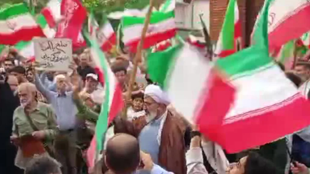 ایران کے خلاف دھمکیوں کے درمیان بابلسر میں سپاہ پاسداران اور بسیج کا جعفدہ پریڈ