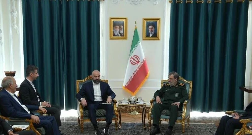 ایران کی سپریم نیشنل سیکیورٹی کونسل کے سیکرٹری محسن رضائی کی پی یو کے رہنما بافل طالبانی سے تہران میں ملاقات
