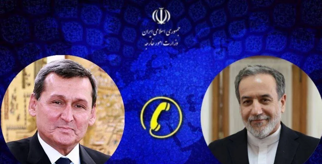 ایران اور ترکمانستان کے وزرائے خارجہ نے ٹیلی فونک گفتگو میں تعلقات اور علاقائی امور پر تبادلہ خیال کیا