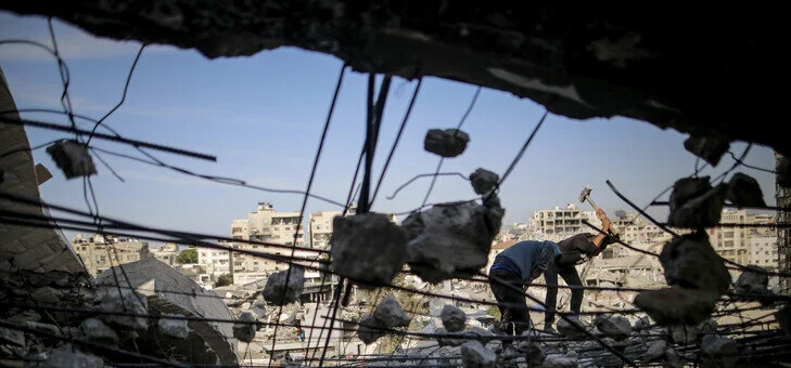 غزہ پر اسرائیلی حملوں میں سات فلسطینی زخمی