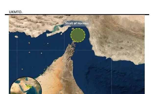 Tanker Struck by Unknown Projectile in Strait of Hormuz, UKMTO Reports
