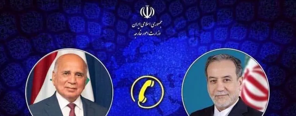 ایران اور عراق کے وزرائے خارجہ نے امریکی خلاف ورزیوں کے درمیان علاقائی پیش رفت پر تبادلہ خیال کیا